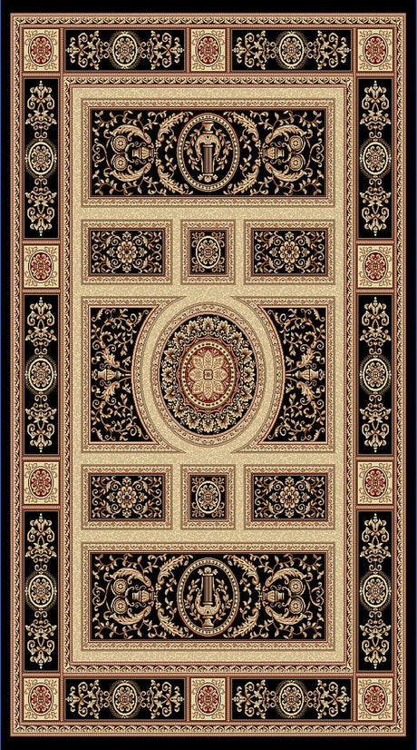 Dynamic Rugs Legacy 58021 Black Rugs.