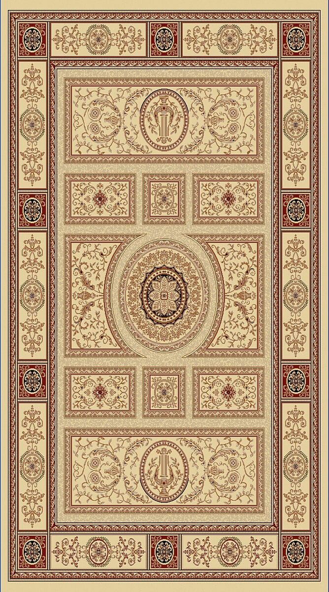 Dynamic Rugs Legacy 58021 Ivory Rugs.