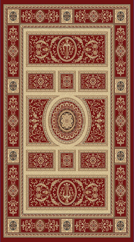 Dynamic Rugs Legacy 58021 Red Rugs.