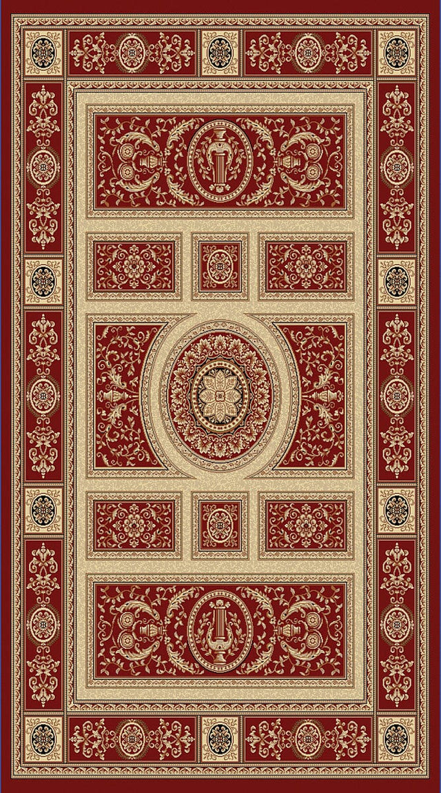 Dynamic Rugs Legacy 58021 Red Rugs.