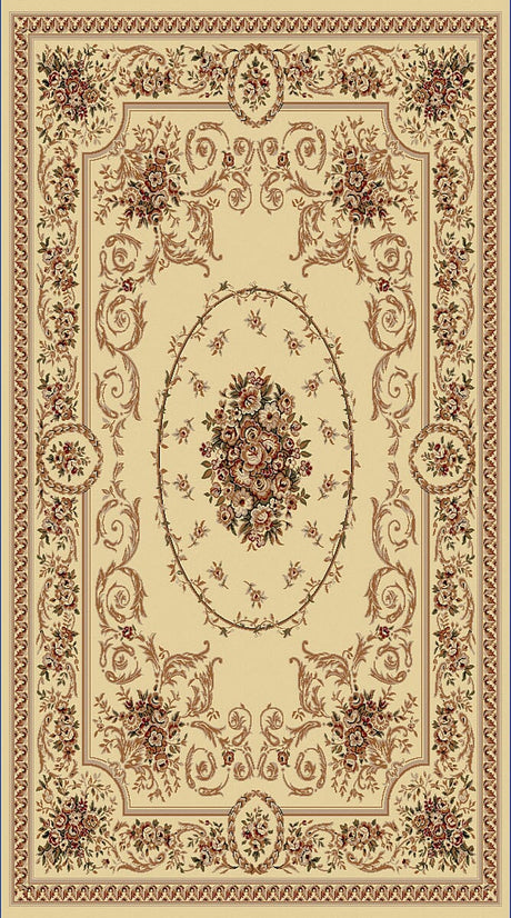 Dynamic Rugs Legacy 58022 Ivory Rugs.