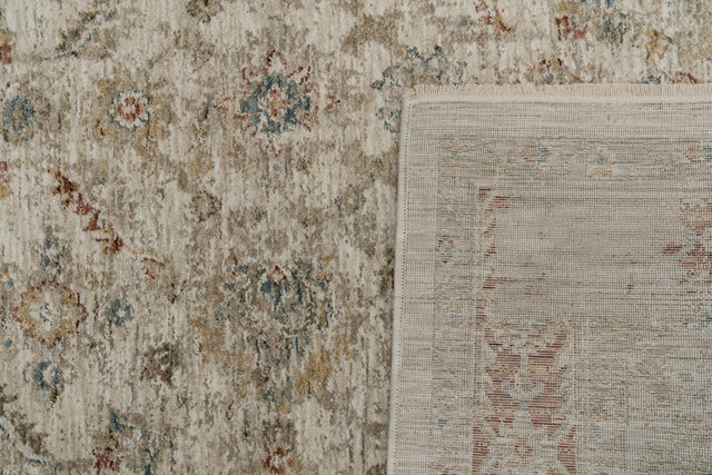 Dynamic Rugs Luminous 17601 Power Loomed Traditional Cream/Beige/Red Rug