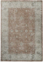 Dynamic Rugs Luminous 17603 Power Loomed Traditional Rust/Cream Rug