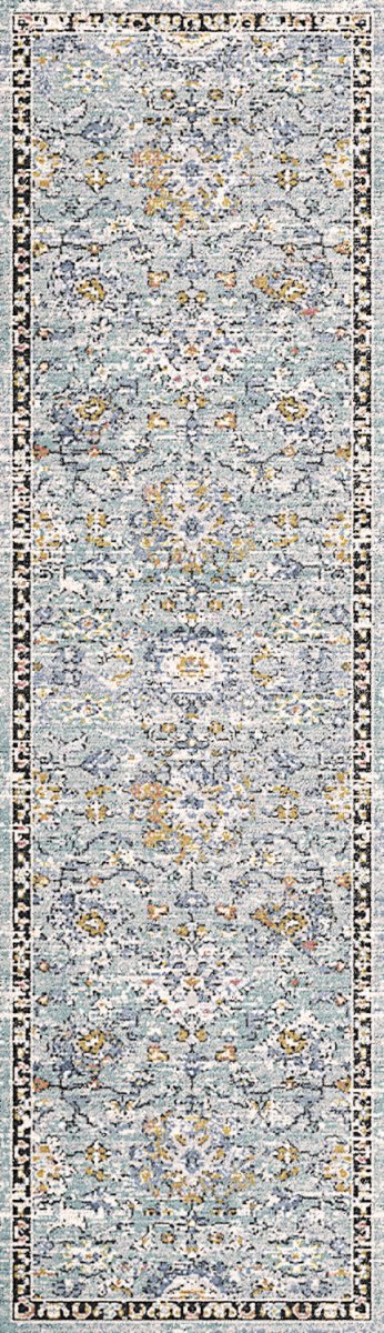 Dynamic Rugs Mabel 4092 Aqua/Multi Rug.