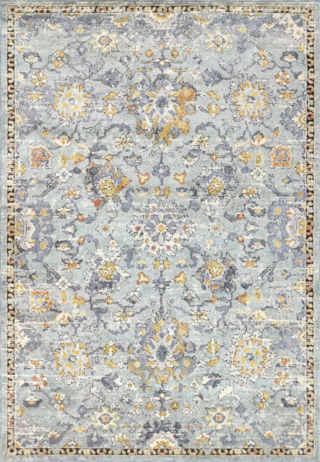 Dynamic Rugs Mabel 4092 Aqua/Multi Rug.