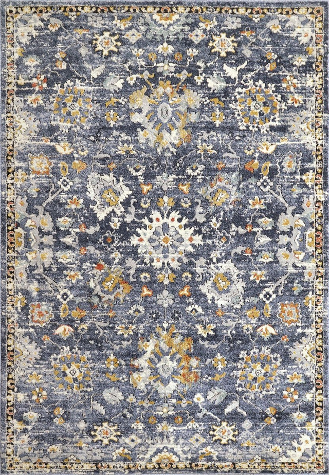 Dynamic Rugs Mabel 4092 Navy/Multi Rug.