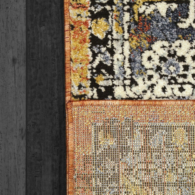 Dynamic Rugs Mabel 4093 Rust/Navy/Multi Rug.