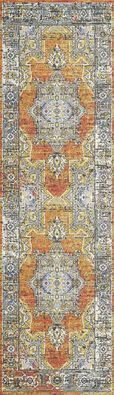 Dynamic Rugs Mabel 4093 Rust/Navy/Multi Rug.