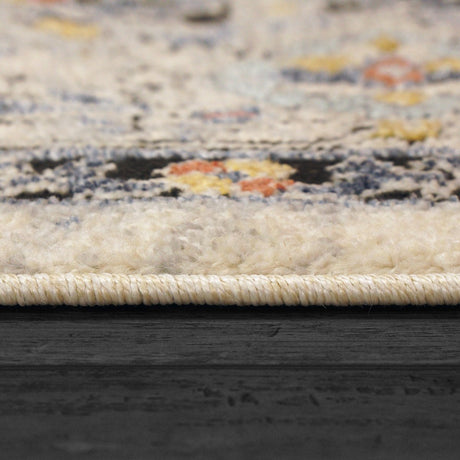 Dynamic Rugs Mabel 4094 Ivory/Navy/Multi Rug.