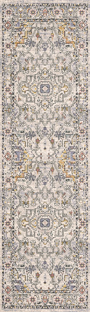 Dynamic Rugs Mabel 4094 Ivory/Navy/Multi Rug.