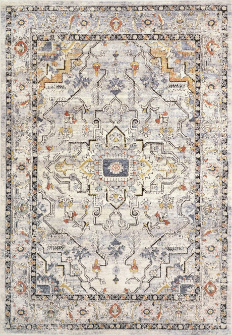 Dynamic Rugs Mabel 4094 Ivory/Navy/Multi Rug.