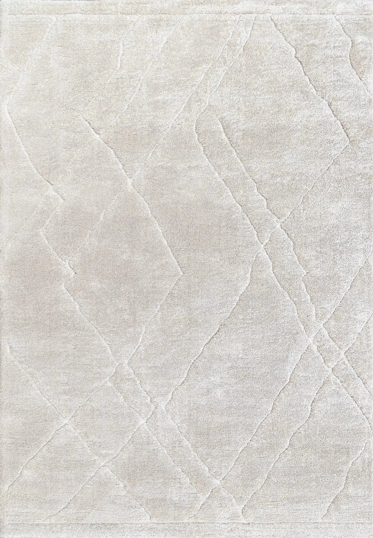 Dynamic Rugs Masai 14005 Power Loomed Modern Ivory Rug - Rectangular