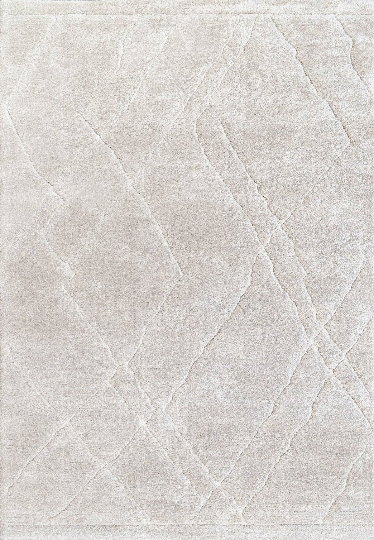 Dynamic Rugs Masai 14005 Power Loomed Modern Ivory Rug