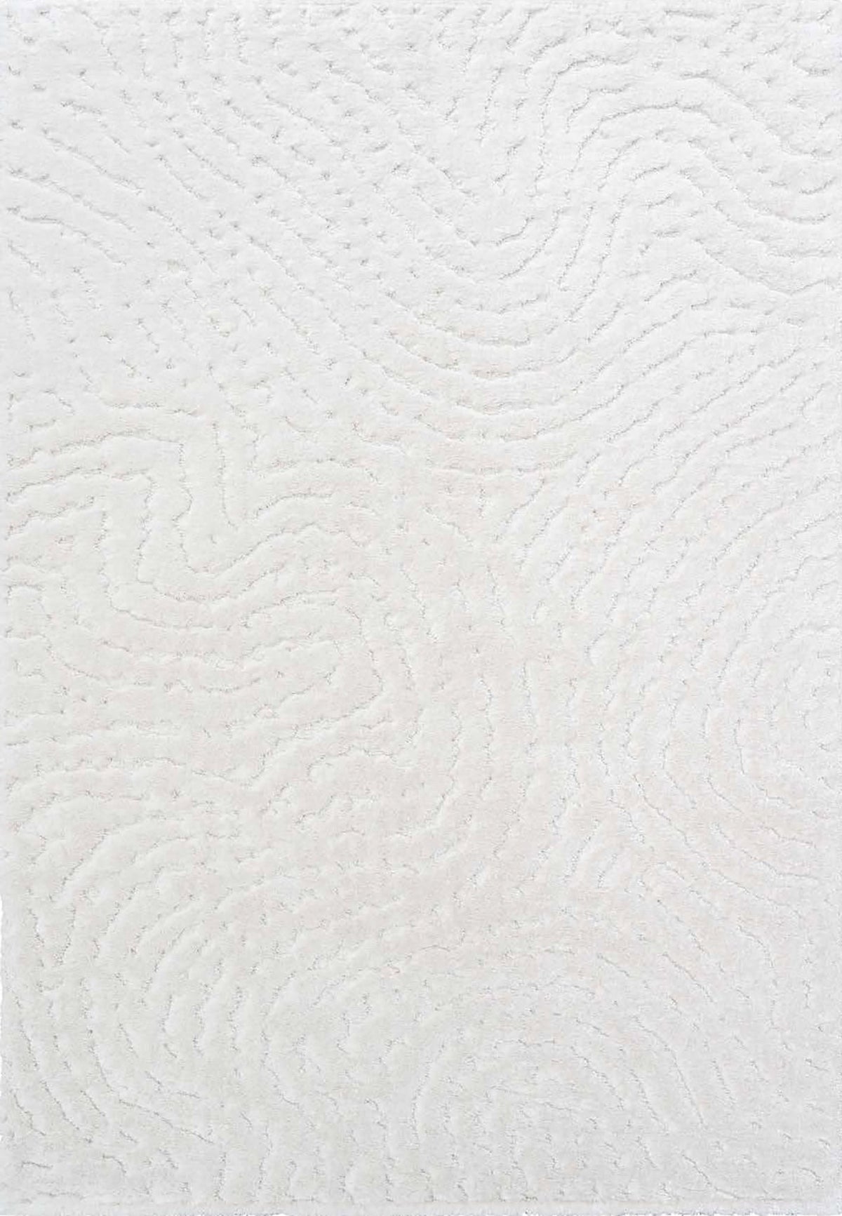 Dynamic Rugs Masai 14024 Power Loomed Modern White Rug