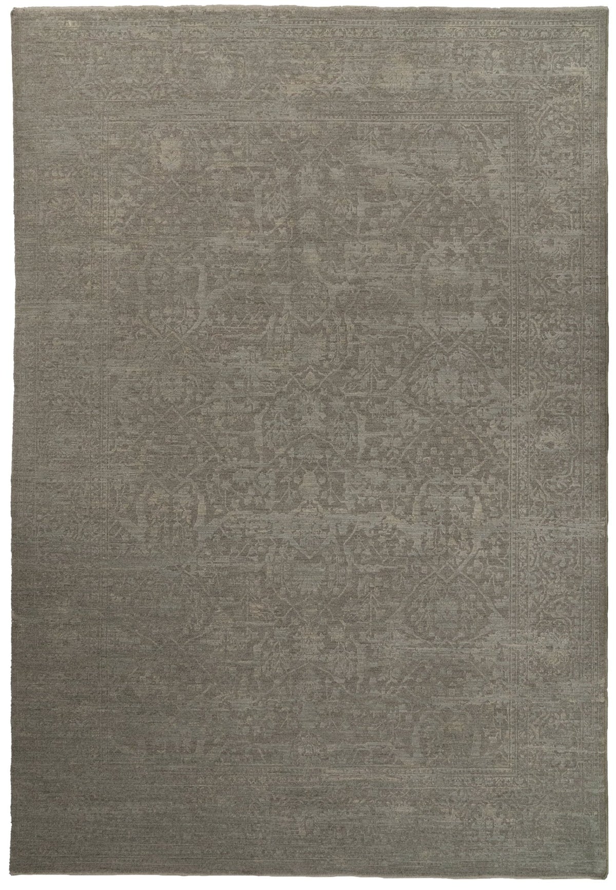 Dynamic Rugs Meadow 17971 Power Loomed Transitional Grey Rug