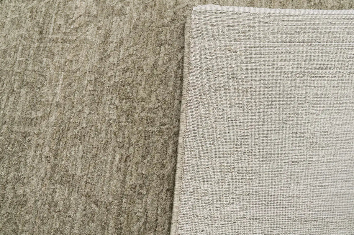 Dynamic Rugs Meadow 17973 Power Loomed Traditional Sage/Beige Rug - Corner