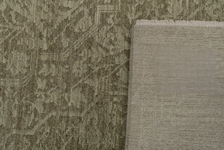 Dynamic Rugs Meadow 17973 Power Loomed Traditional Sage/Beige Rug