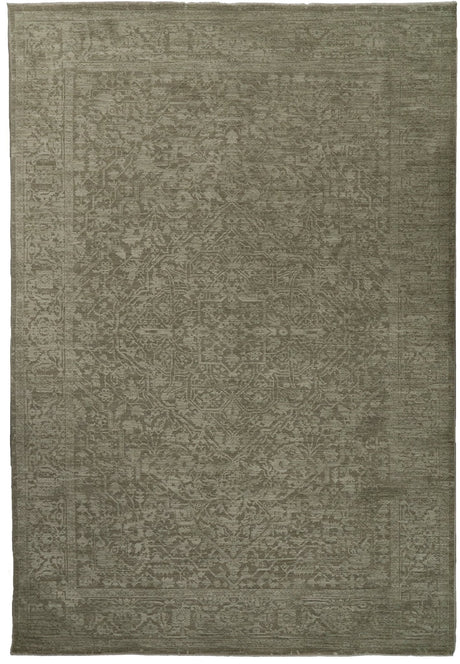 Dynamic Rugs Meadow 17973 Power Loomed Traditional Sage/Beige Rug