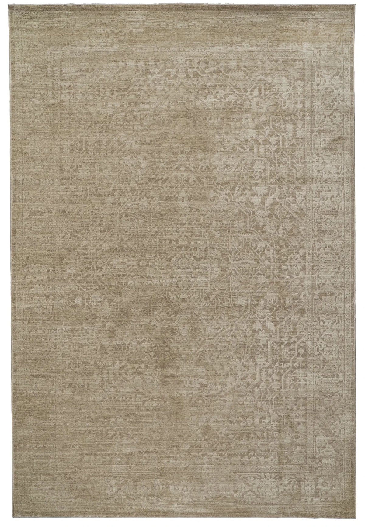 Dynamic Rugs Meadow 17973 Power Loomed Transitional Gold/Beige Rug - Rectangular