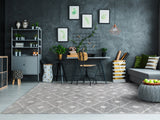 Dynamic Rugs Mehari 23275 Power Loomed Contemporary Grey/Ivory Rug