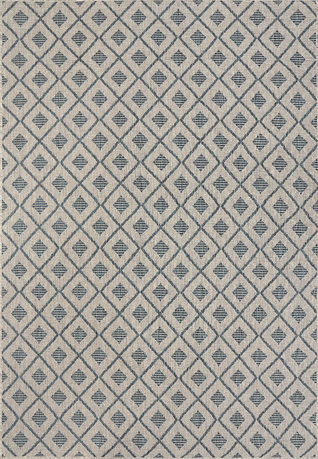 Dynamic Rugs Melissa 4232 Grey/Blue Rug.