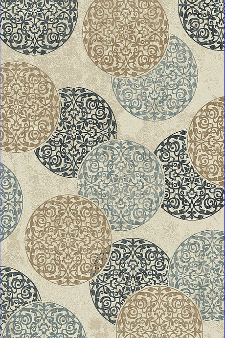 Dynamic Rugs Melody 985014 Ivory Rugs.