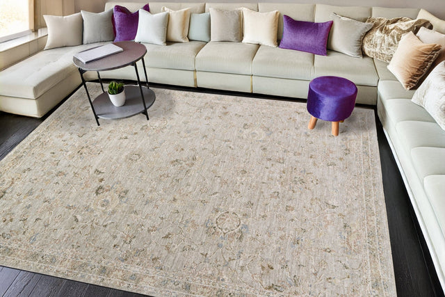 Dynamic Rugs Milano 12502 Power Loomed Transitional Grey/Light Grey/Beige Rug