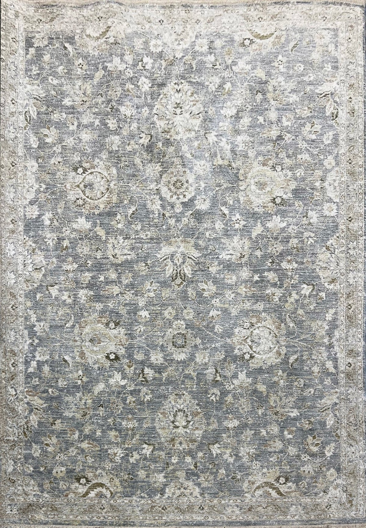 Dynamic Rugs Milano 12502 Power Loomed Transitional Navy/Ivory/Beige Rug
