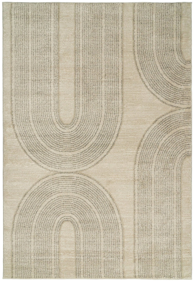 Dynamic Rugs Monroe 9801 Power Loomed Modern Beige/Grey Rug