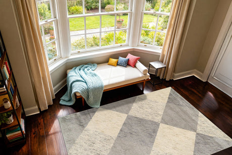 Dynamic Rugs Monroe 9812 Power Loomed Modern Ivory/Grey Rug