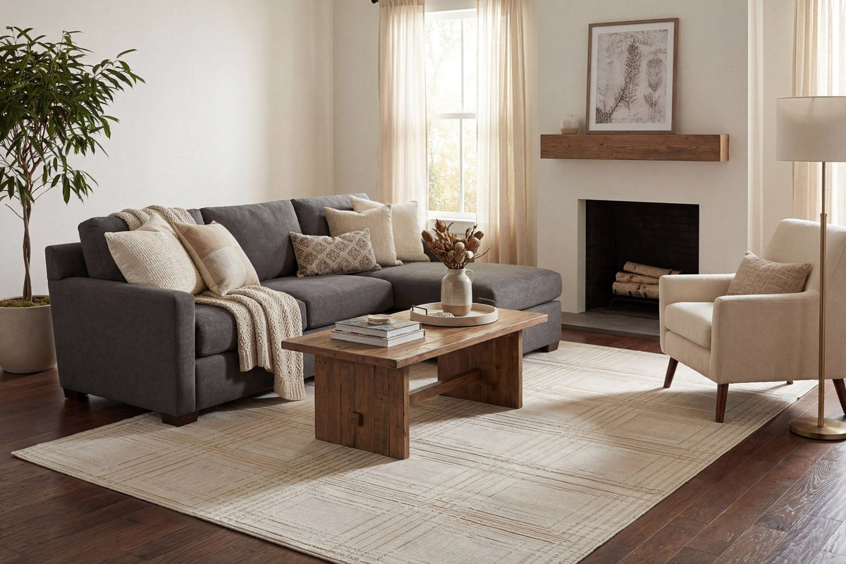 Dynamic Rugs Montrose 1780 Power Loomed Modern Cream/Beige Rug