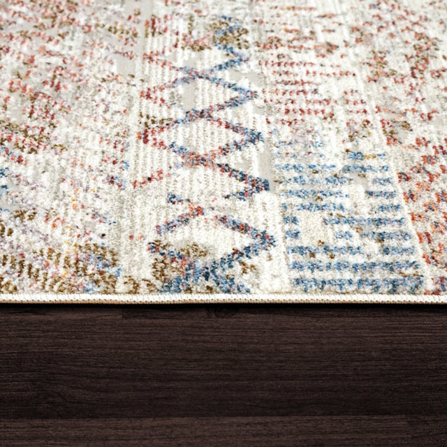 Dynamic Rugs Mood 8450 Ivory/Red Rug.