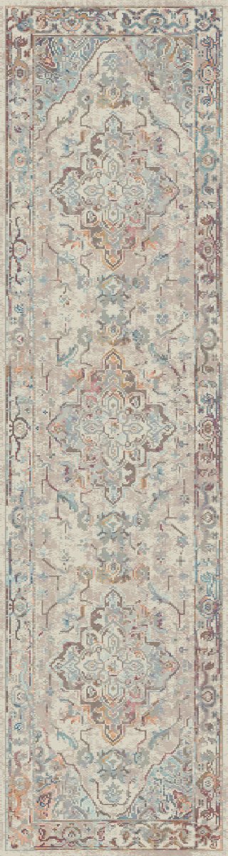 Dynamic Rugs Mood 8457 Red Blue Ivory Rugs.