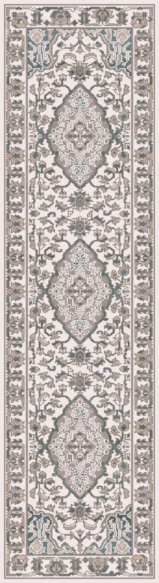 Dynamic Rugs Mood 8475 Blue/Beige Rug.