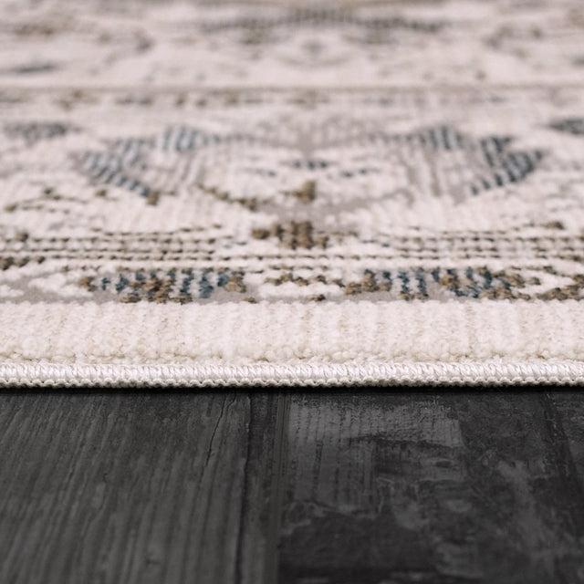 Dynamic Rugs Mood 8475 Blue/Beige Rug.