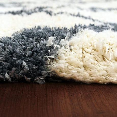 Dynamic Rugs Nitro Lux 6361 Ivory / Blue Rugs.