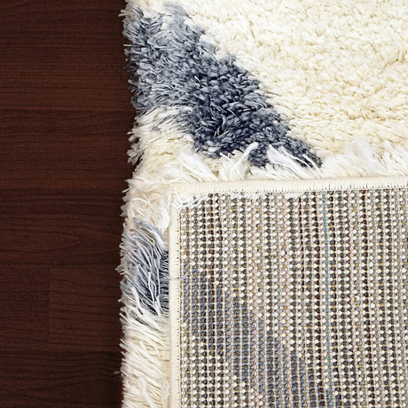 Dynamic Rugs Nitro Lux 6361 Ivory / Blue Rugs.