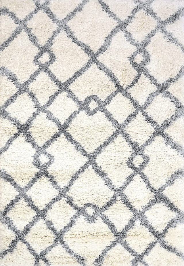 Dynamic Rugs Nitro Lux 6361 Ivory / Light Grey Rugs.