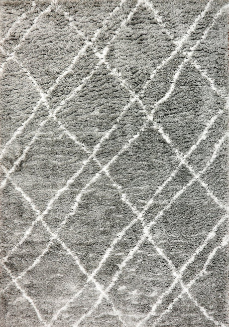 Dynamic Rugs Nordic 7431 Silver/White Rug.