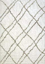 Dynamic Rugs Nordic 7431 White/Silver Rug.