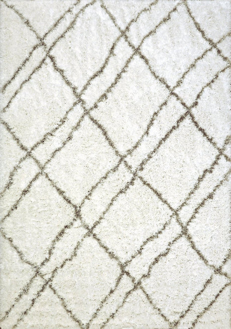 Dynamic Rugs Nordic 7431 White/Silver Rug.