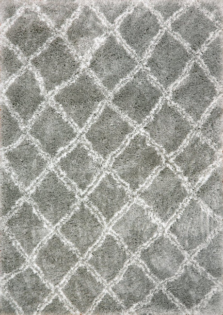 Dynamic Rugs Nordic 7432 Silver/White Rug.