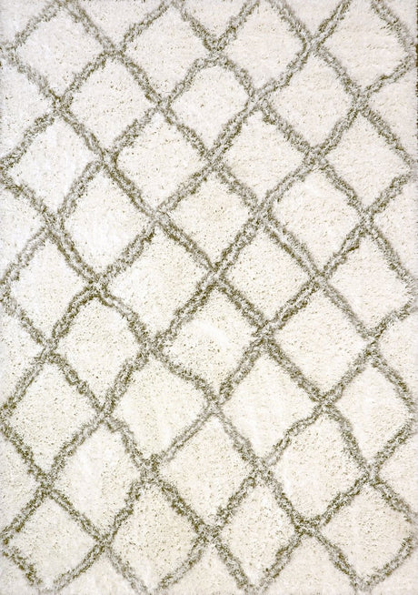 Dynamic Rugs Nordic 7432 White/Silver Rug.