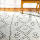 Dynamic Rugs Nordic 7434 Silver/White Rug.
