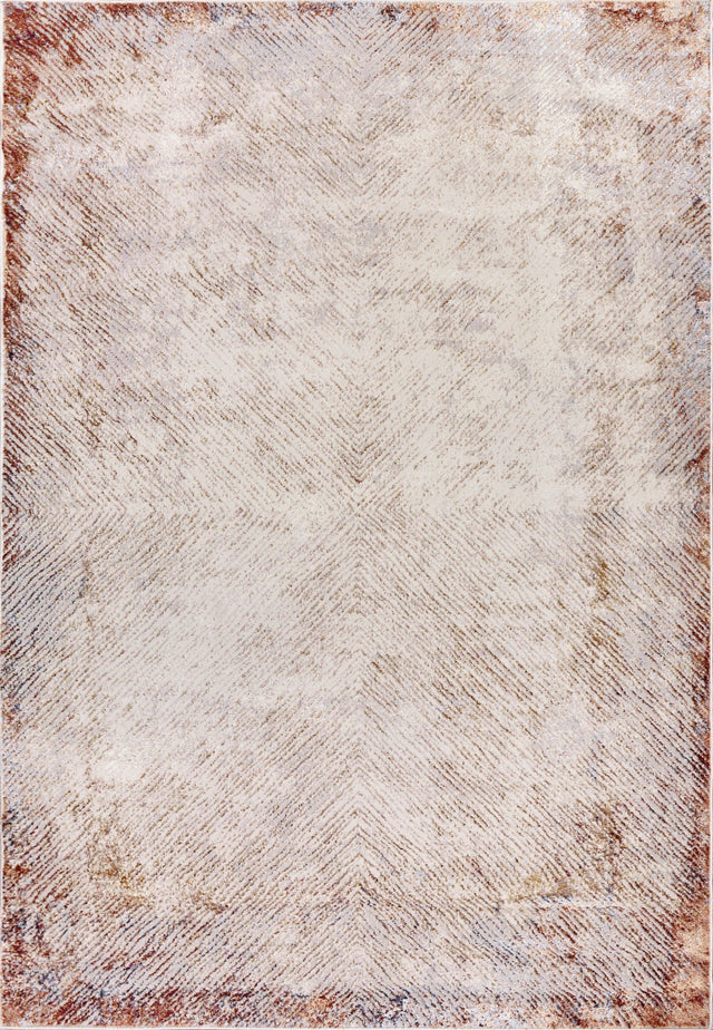 Dynamic Rugs Obsession 9532 Power Loomed Modern Cream/Red Rug