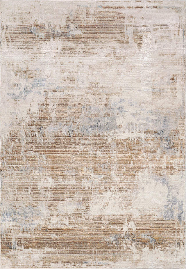 Dynamic Rugs Obsession 9533 Power Loomed Modern Cream/Beige/Blue Rug