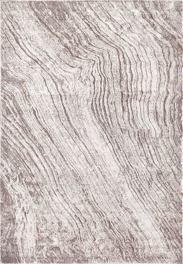 Dynamic Rugs Obsession 9537 Power Loomed Modern Cream/Taupe Rug