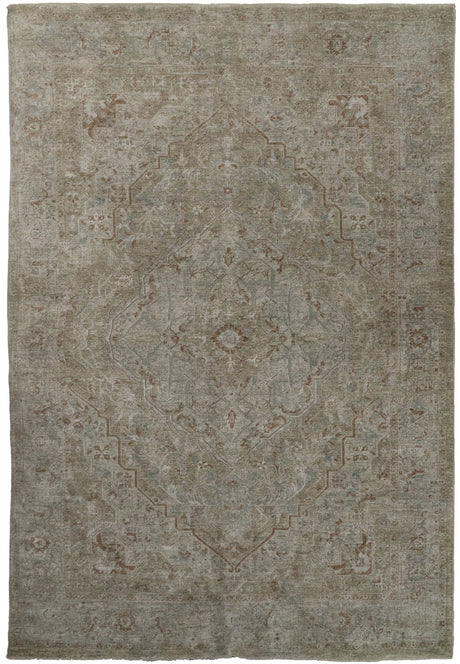 Dynamic Rugs Pacific 15941 Power Loomed Transitional Beige/Cream/Coral Rug