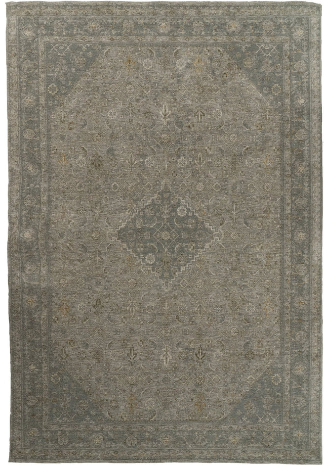 Dynamic Rugs Pacific 15942 Power Loomed Traditional Grey/Ivory Rug