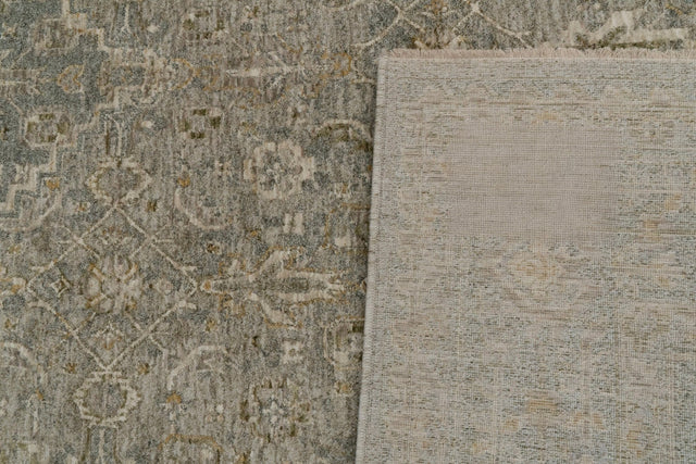 Dynamic Rugs Pacific 15942 Power Loomed Traditional Grey/Ivory Rug